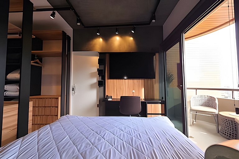 Modernoso apartamento no coração de Alphaville.