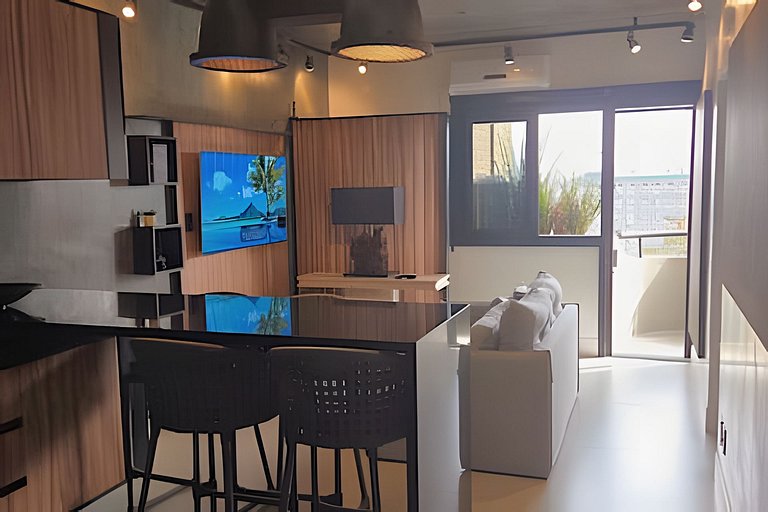 Modernoso apartamento no coração de Alphaville.