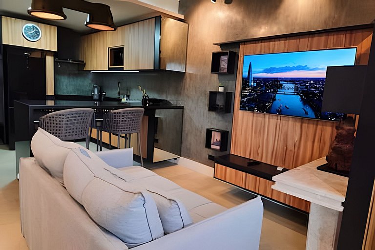 Modernoso apartamento no coração de Alphaville.