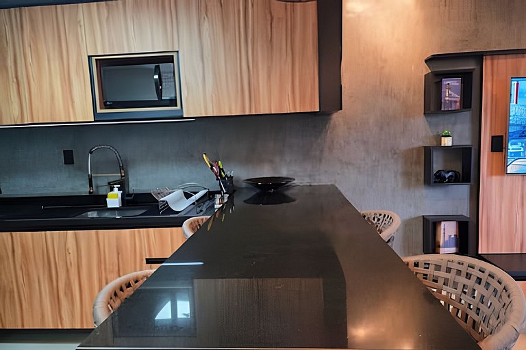 Modernoso apartamento no coração de Alphaville.