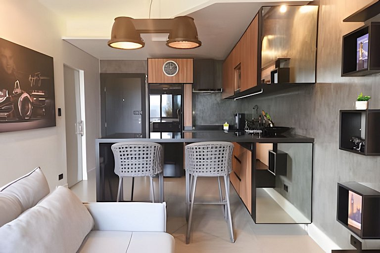 Modernoso apartamento no coração de Alphaville.