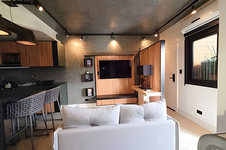 Modernoso apartamento no coração de Alphaville.