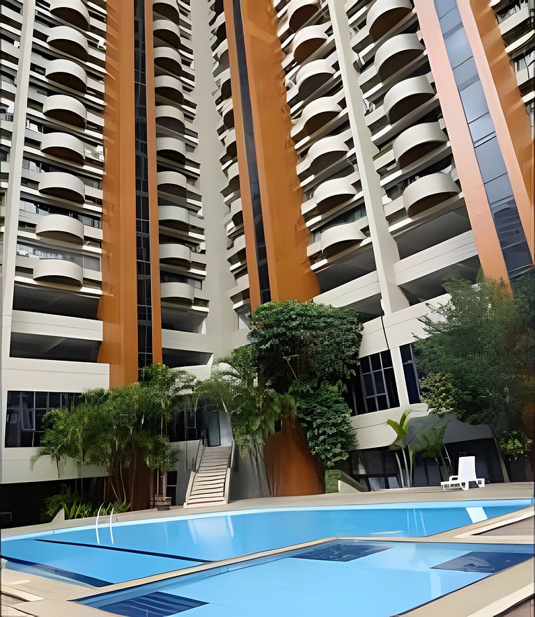 Modernoso apartamento no coração de Alphaville.