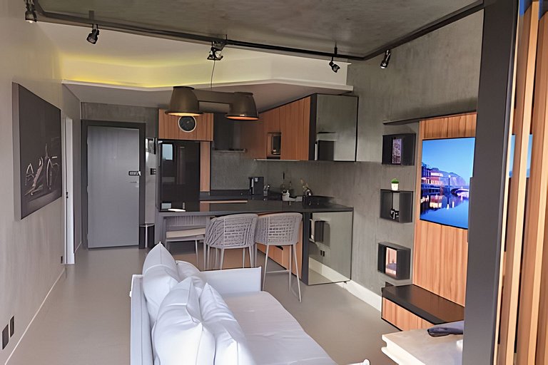 Modernoso apartamento no coração de Alphaville.